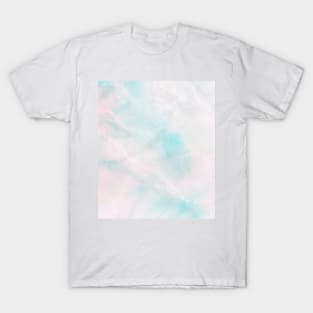 Colorful Pastel Marble Pattern T-Shirt